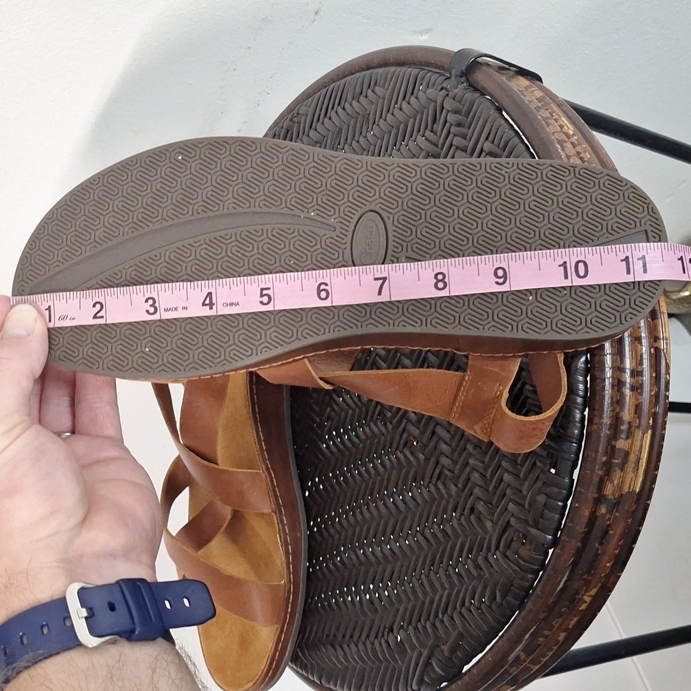 Chaco Women's Wayfarer Sandal, Rust, Size 12 Medium US - Picture 11 of 13